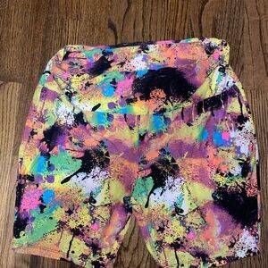 Women’s Tye Dye Splatter Shorts